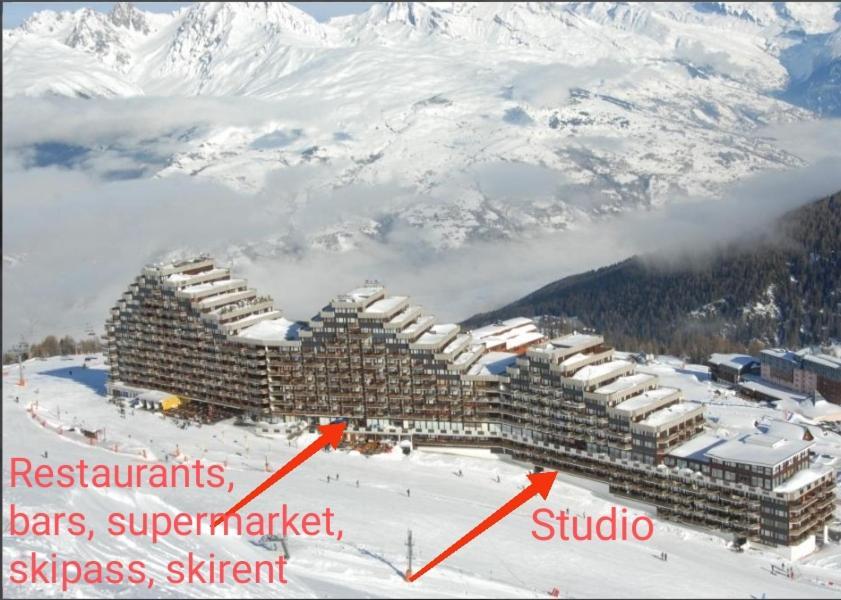 Studio Cosy 2100M Pied Des Pistes-Direct To Ski Slopes-Ski In Ski Out-La Plagne Aime 2000 エクステリア 写真