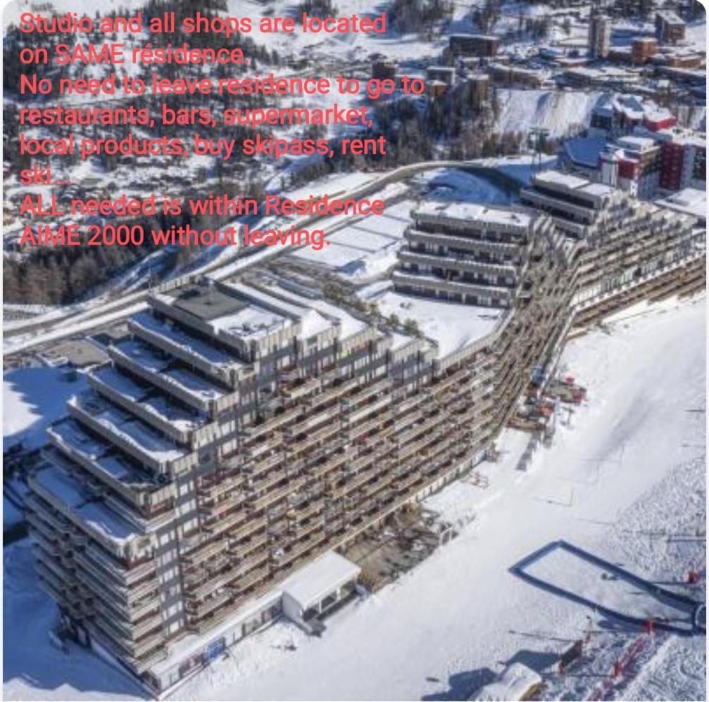 Studio Cosy 2100M Pied Des Pistes-Direct To Ski Slopes-Ski In Ski Out-La Plagne Aime 2000 エクステリア 写真
